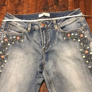 Love Indigo Embroidered Jeans